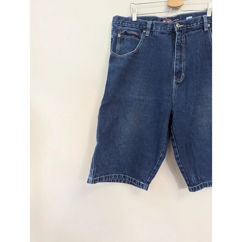 Vintage‎ Southpole Y2K Jorts Baggy Denim Shots Men's 40 Skater Wide Leg